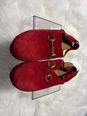 Women’s Red Gucci Clogs